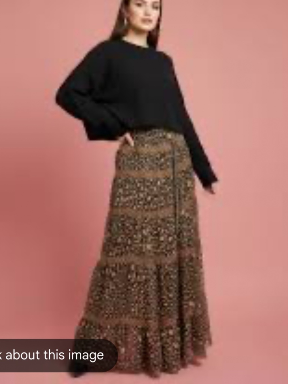 Laundry by Shelli Segsl NWT) silk Leopard Print Maxi Skirt